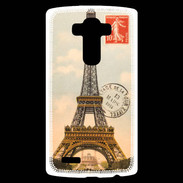 Coque Personnalisée Lg G4 Vintage Tour Eiffel carte postale