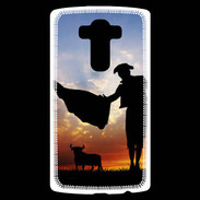 Coque Personnalisée Lg G4 Silhouette d'un toréador