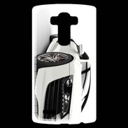 Coque Personnalisée Lg G4 Belle voiture sportive blanche