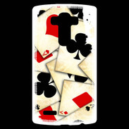 Coque Personnalisée Lg G4 Carte de poker vintage 50