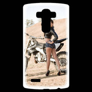 Coque Personnalisée Lg G4 Moto cross sexy 