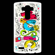 Coque Personnalisée Lg G4 Graffiti Musique