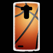 Coque Personnalisée Lg G4 Effet Ballon de basket orange et noir