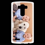 Coque Personnalisée Lg G4 Jumeau avec chien