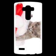 Coque Personnalisée Lg G4 Chaton Noël