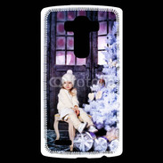 Coque Personnalisée Lg G4 Sapin de Noël et petite fille