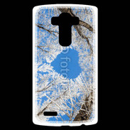 Coque Personnalisée Lg G4 arbres enneigés coeur