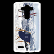 Coque Personnalisée Lg G4 transat et skis neige