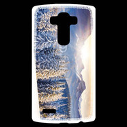 Coque Personnalisée Lg G4 Montagne enneigée et ensoleillée