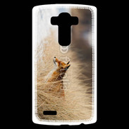 Coque Personnalisée Lg G4 Renard paysage hiver