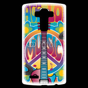 Coque Personnalisée Lg G4 Peace love music 3