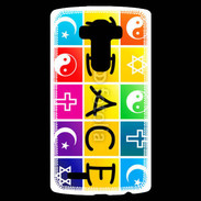 Coque Personnalisée Lg G4 Paix dans toutes les religions