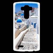 Coque Personnalisée Lg G4 Village sur l'Île de Santorini en Grêce