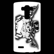 Coque Personnalisée Lg G4 Tête de mort Gangster