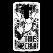 Coque Personnalisée Lg G4 Tête de Mort Police