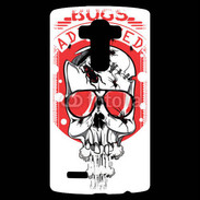 Coque Personnalisée Lg G4 Tête de Mort Bug Addicted