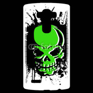Coque Personnalisée Lg G4 Tête de mort en vert et noir