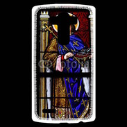 Coque Personnalisée Lg G4 Saint louis vitrail de la cathédrale de Blois