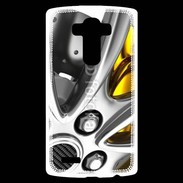 Coque Personnalisée Lg G4 Jante étrier de frein jaune