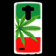 Coque Personnalisée Lg G4 Drapeau italien cannabis