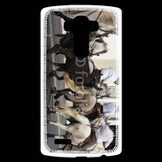 Coque Personnalisée Lg G4 Abrivado Chevaux et taureaux