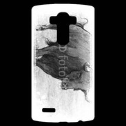 Coque Personnalisée Lg G4 Dessin de taureau de corrida