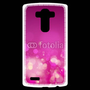 Coque Personnalisée Lg G4 fond rose or