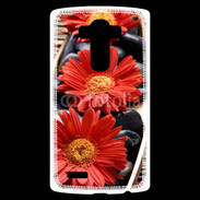 Coque Personnalisée Lg G4 Fleurs Zen rouge 10