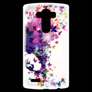 Coque Personnalisée Lg G4 Cheveux de papillons