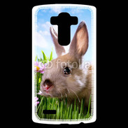 Coque Personnalisée Lg G4 Portrait de lapin 610
