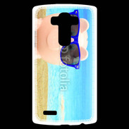 Coque Personnalisée Lg G4 Cochon à la mer