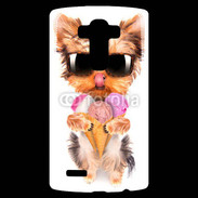 Coque Personnalisée Lg G4 Yorkshire avec un cornet de glace