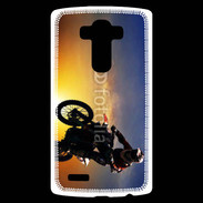 Coque Personnalisée Lg G4 Motocross et soleil
