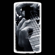 Coque Personnalisée Lg G4 Musicien de blues à la guitare