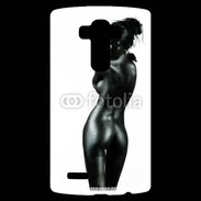 Coque Personnalisée Lg G4 Femme nue body painting noir et blanc 3