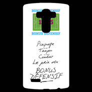 Coque Personnalisée Lg G4 Plaquage Bonus offensif-défensif Blanc