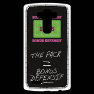 Coque Personnalisée Lg G4 The pack Bonus offensif-défensif Noir