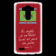 Coque Personnalisée Lg G4 Les potes Bonus offensif-défensif Rouge