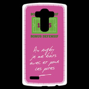 Coque Personnalisée Lg G4 Les potes Bonus offensif-défensif Rose