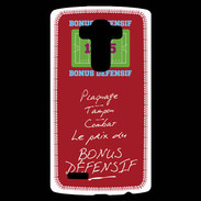 Coque Personnalisée Lg G4 Plaquage Bonus offensif-défensif Rouge