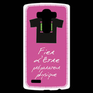 Coque Personnalisée Lg G4 Préparateur physique Bonus offensif-défensif Rose 2