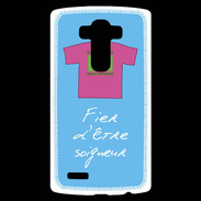 Coque Personnalisée Lg G4 Soigneur Bonus offensif-défensif Bleu