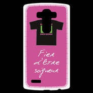 Coque Personnalisée Lg G4 Soigneur Bonus offensif-défensif Rose 2