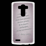 Coque Personnalisée Lg G4 Dieux prières Rose Citation Oscar Wilde