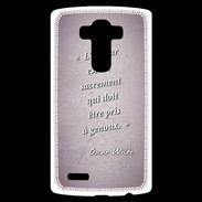 Coque Personnalisée Lg G4 Sacrement amour Rose Citation Oscar Wilde