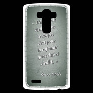 Coque Personnalisée Lg G4 Ame nait Vert Citation Oscar Wilde