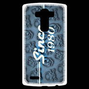 Coque Personnalisée Lg G4 Since crane bleu 1980
