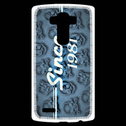 Coque Personnalisée Lg G4 Since crane bleu 1981