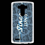 Coque Personnalisée Lg G4 Since crane bleu 1984