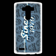 Coque Personnalisée Lg G4 Since crane bleu 1979